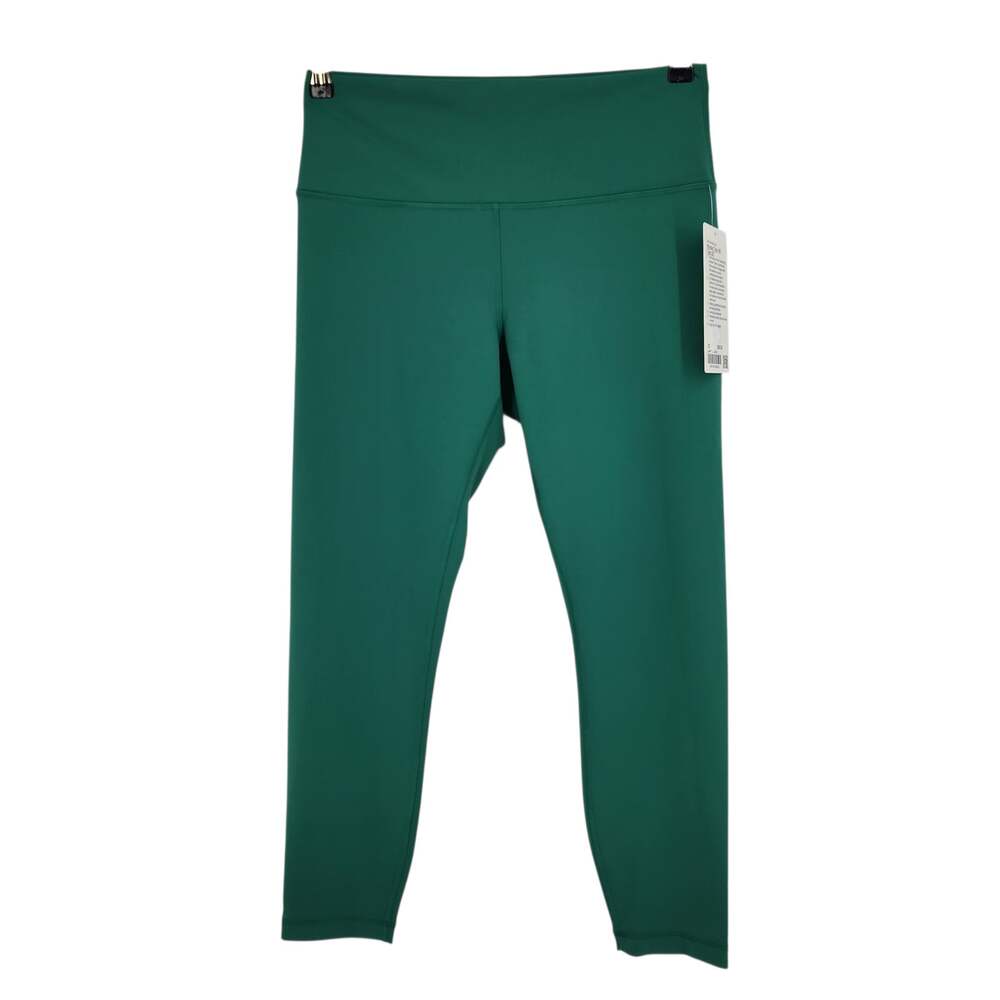 NWT Lululemon Cascadia Green Wunder Under Train HR Tight 25” Leggings Size 12